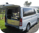 Commercial Coffee Vendor With Generator - Back