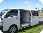 Commercial Coffee Vendor With Generator - Refrigerator Area