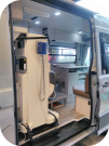 Looking in Door of Van Equipped With a Dialysis  Machine