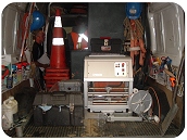 Drain Surveyor's Van Service Area - Before
