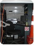 Drain Surveyor's Van Office Area - Before