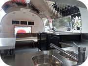 Interior of Satellite Coffee Trailer