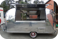 Side View of Satellite Coffee Trailer