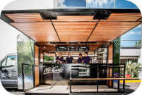 Service Area of McCafe Van