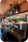 Interior of McCafe Van
