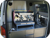 Close Up of Mobile Coffee Vendor's Van