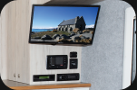 TV with Sattelite Dish