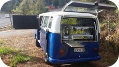 VW Barista Van - Service Area & TV